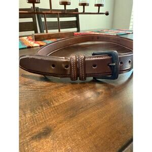 Columbia Men's Goose Lake Double Loop Casual Dress Belt 44 leather